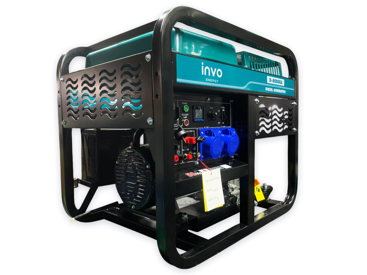 Дизельний генератор INVO D-8000EA, 7,5/8кВт, 230В